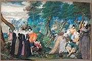 A Party in the Open Air-Allegory on Conjugal Love